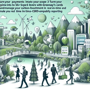 Transformez vos paiements en leviers RSE grâce aux cartes Greenway et pilotez votre empreinte carbone en temps réel via un reporting compatible CSRD.