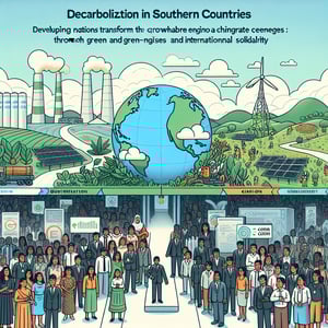 Découvrez comment les pays en développement transforment l'urgence climatique en moteur de croissance grâce aux énergies vertes et à la solidarité internationale.