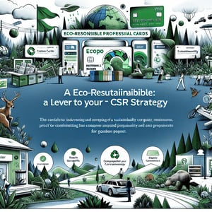 Optimisez vos dépenses et réduisez votre empreinte carbone grâce aux cartes professionnelles durables, connectées et compatibles avec la CSRD.